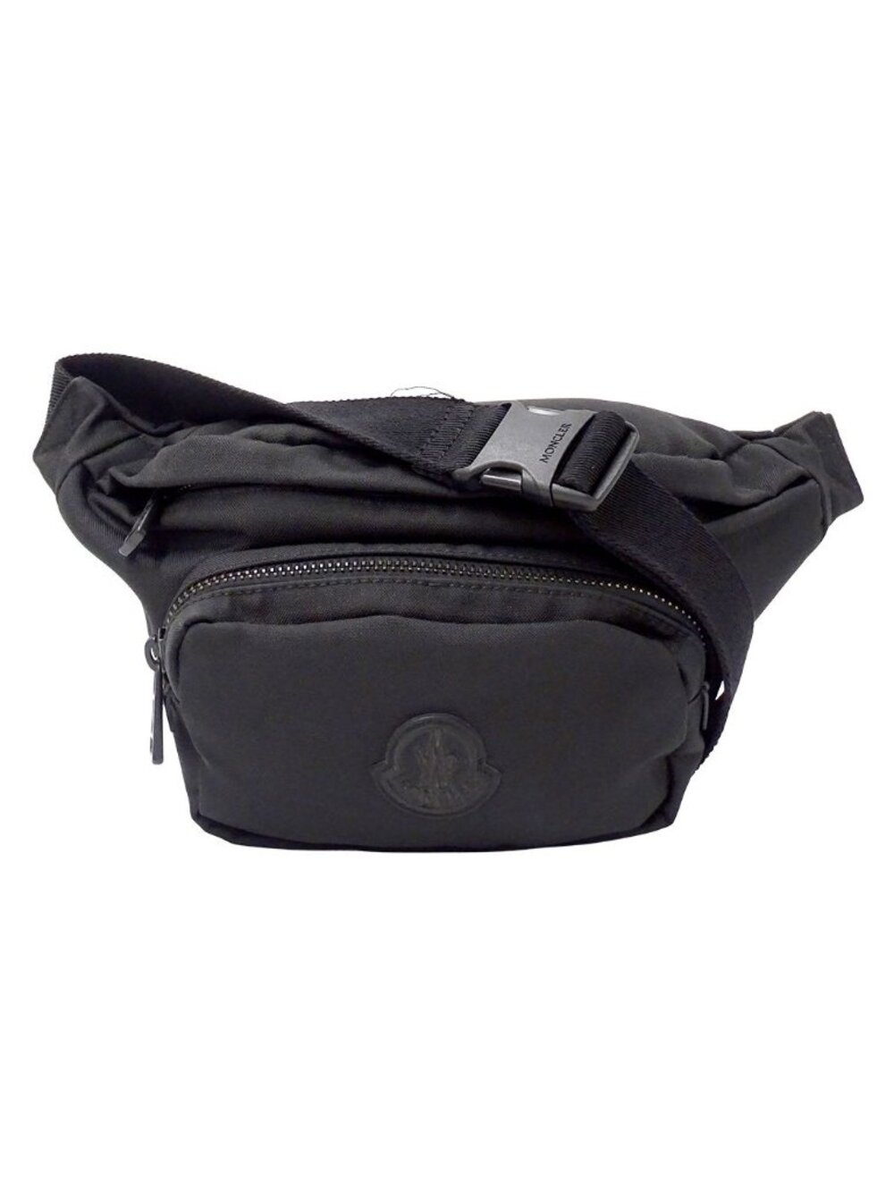 Moncler Belt Bag Nylon Black Logo Small